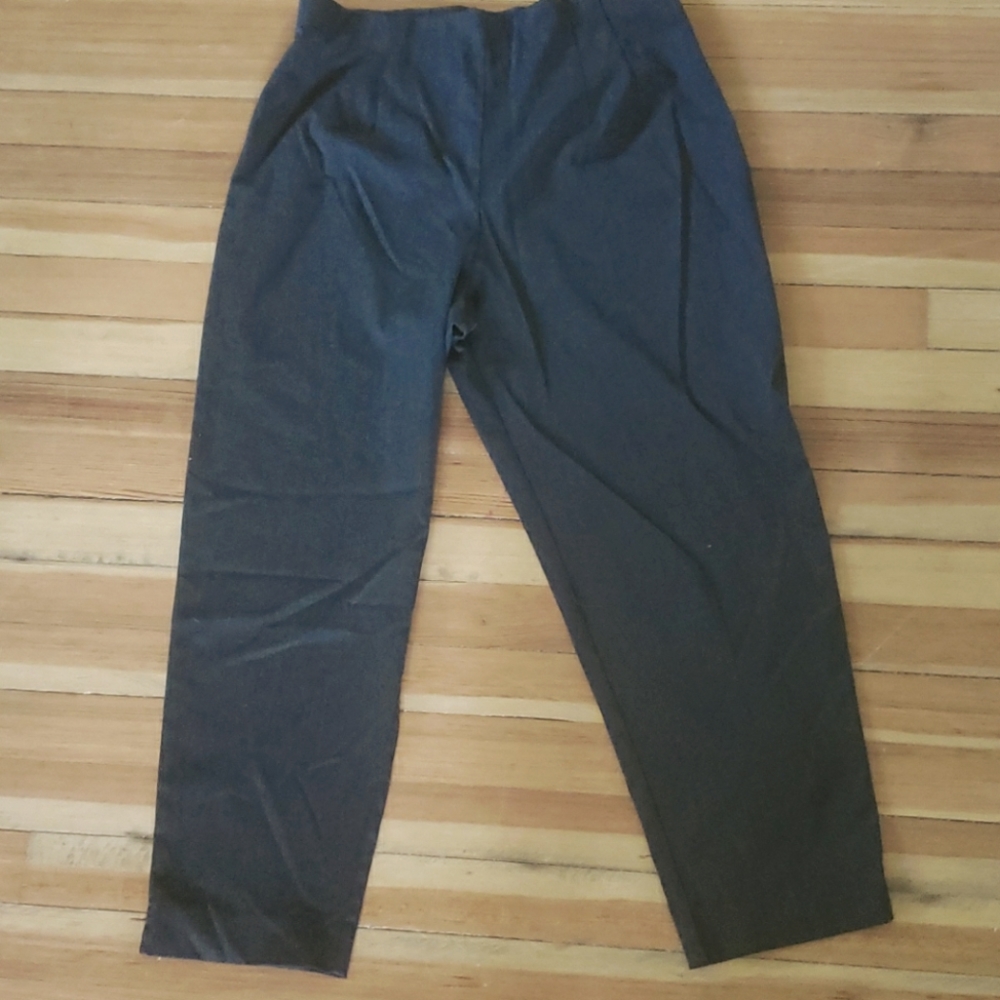 Briggs Petite Side Zip Pants Charcoal Grey